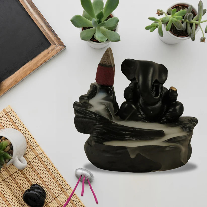Ganesha Smoke Fountain - Serene Backflow Incense Burner