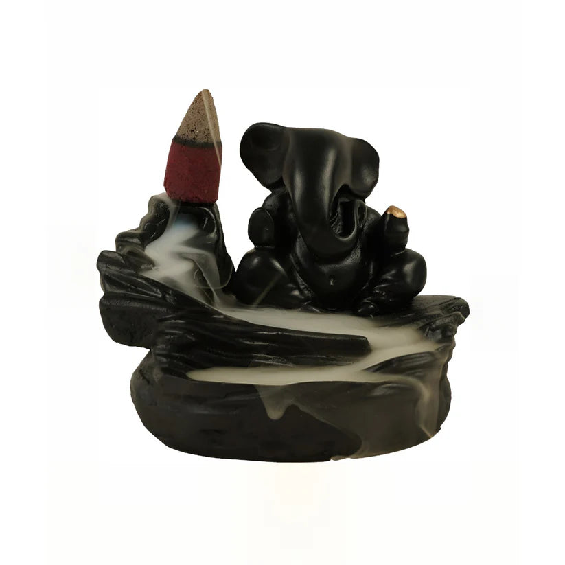 Ganesha Smoke Fountain - Serene Backflow Incense Burner