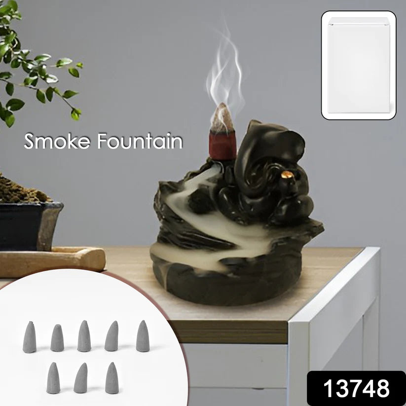 Ganesha Smoke Fountain - Serene Backflow Incense Burner