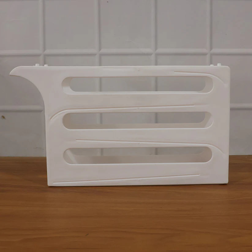 Plastic Egg Storage Organizer – Space-saving fridge tray for neat kitchen organization
