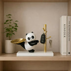 Panda Key Holder Tray – Decorative Resin Organizer Stand
