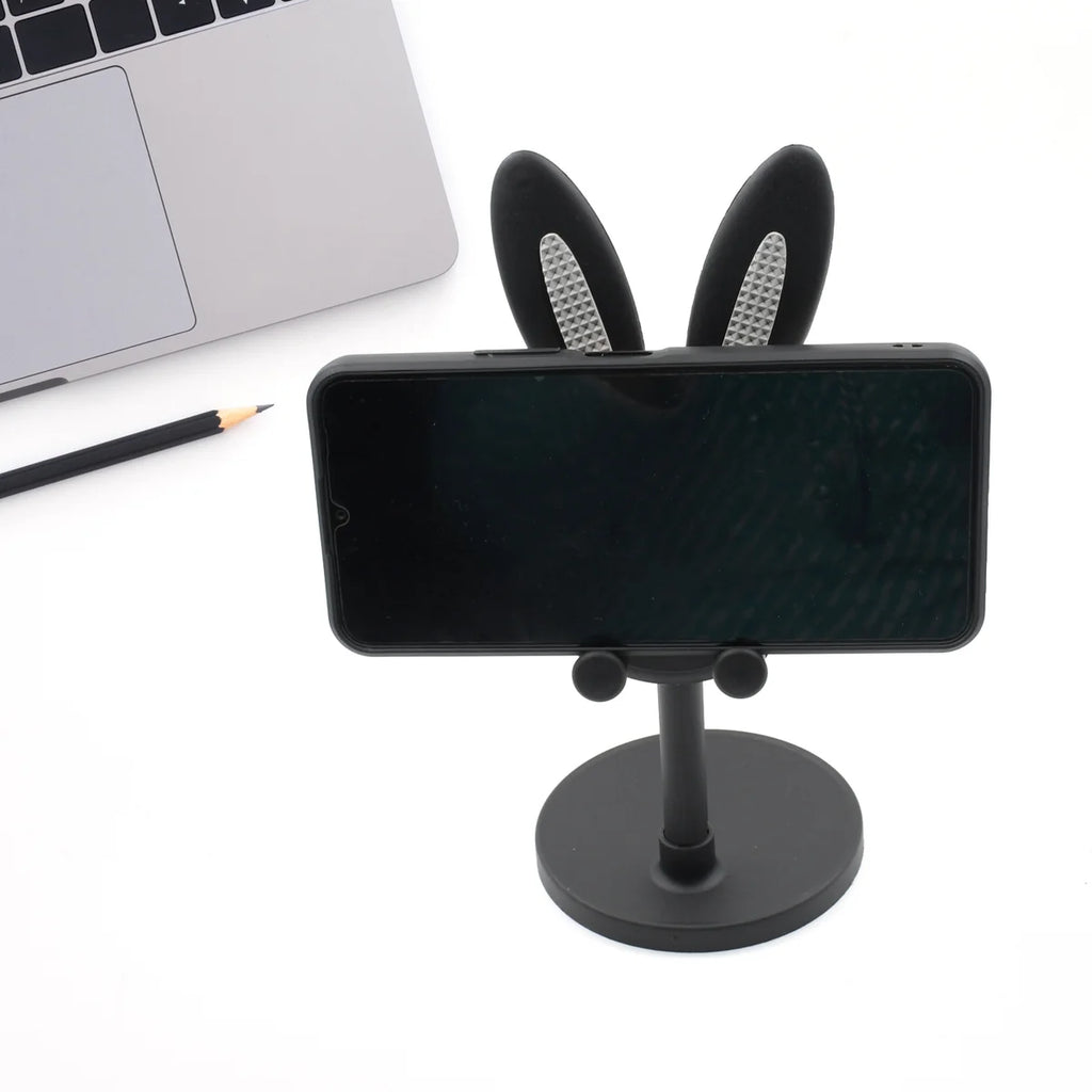 ute Bunny Phone Stand Angle Height Adjustable Phone Stand For Desk Kawaii Phone Holder Desk Accessories Easter Bunny Gifts Favor For Girl Boys Accessories For Phone Tablet Easter Gifts Favors