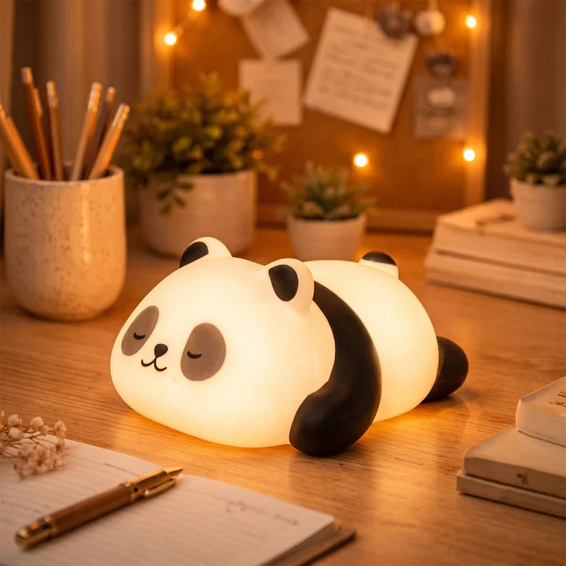 Panda LED Night Light - Soothing Bedside Lamp for Kids