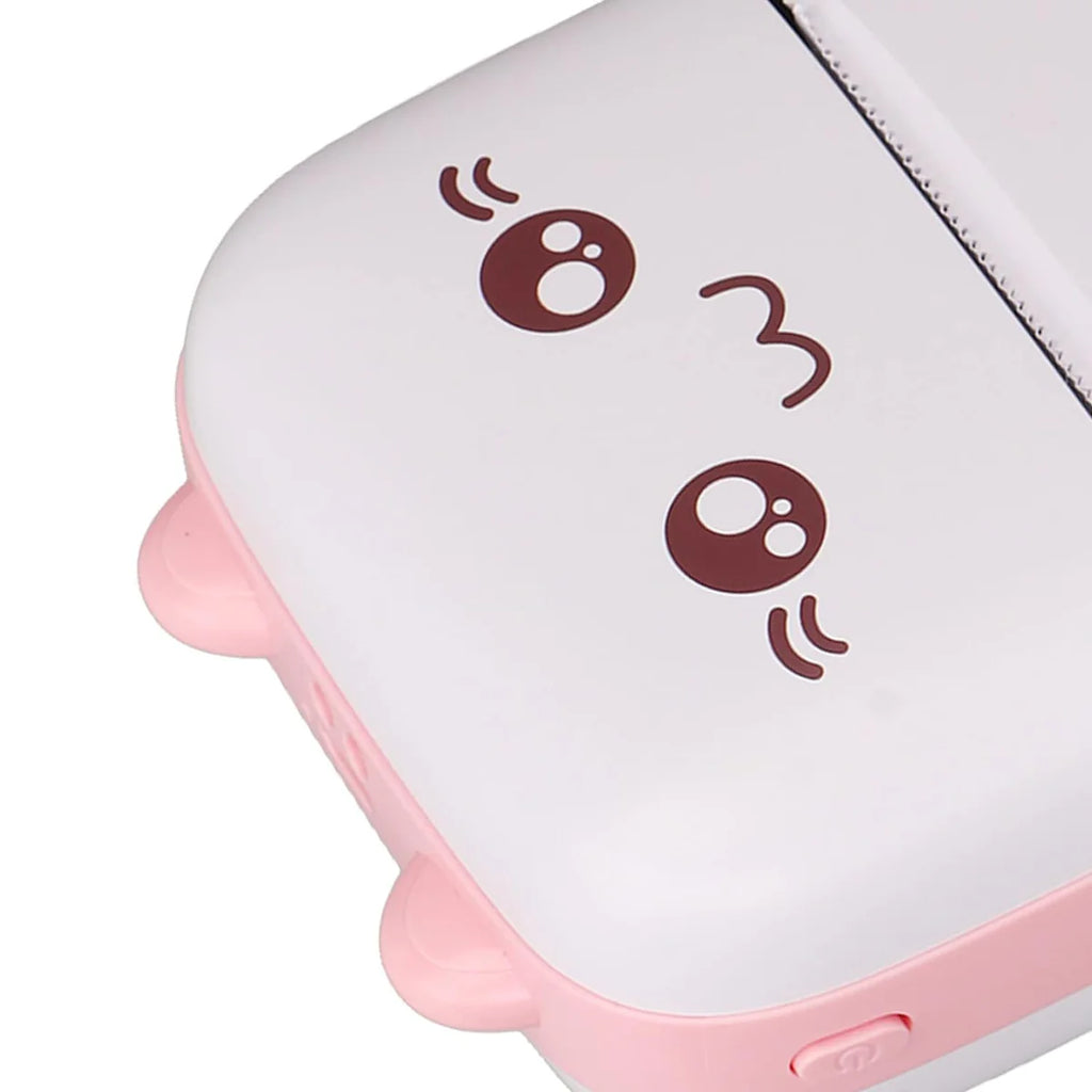 Pocket Mini Printer Mobile Phone Bluetooth Connection Wireless Mini Thermal Printer With Android Or Ios App For Pictures Portable Smart Printercontains 1 Rolls Thermal Paper With Fast Paper Output For Photo Image