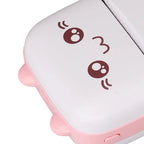 Pocket Mini Printer Mobile Phone Bluetooth Connection Wireless Mini Thermal Printer With Android Or Ios App For Pictures Portable Smart Printercontains 1 Rolls Thermal Paper With Fast Paper Output For Photo Image