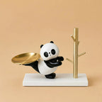 Panda Key Holder Tray – Decorative Resin Organizer Stand
