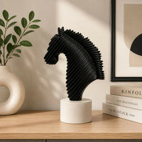 Modern Horse Head Statue – Elegant Home & Office Decor