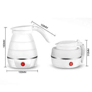 Silicone Foldable Collapsible Electric Water Kettle Camping Boiler