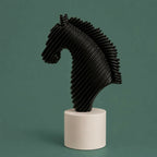 Modern Horse Head Statue – Elegant Home & Office Decor