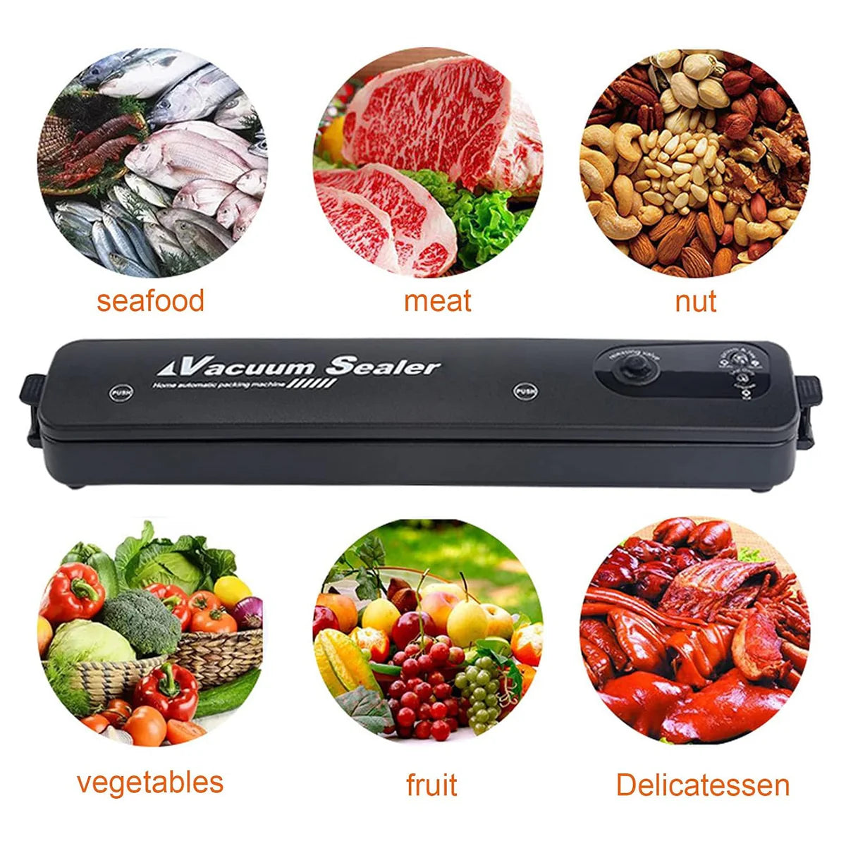 Automatic Vacuum Sealer Machine - Extend Food Freshness